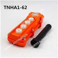 1pcs packing box TNHA1-62 waterproof traffic control switch Lifting Push button switch box for hoist up down left right