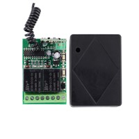 DC12V 2CH RF Wireless Remote Control Motor For Roller Shutter Wireless Light Switch 2 Channel Independent Relay