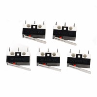 5pcs New Micro Switch 2A 125V Long Lever Arm Actuator SPDT Miniature Limit Switches