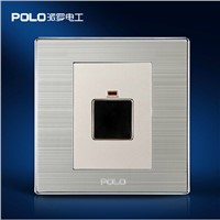 Wholesale POLO Luxury Wall Switch Panel, Light Switch,Touch Delay Switch,Champagne/Black, 10A, 110~250V, 220V