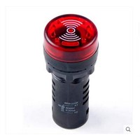 1PCS  Flash  buzzer alarm speaker buzzer sound light alarm electronic flash low voltage 22mm hole AD16-22SM 220V