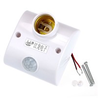 High Quality  E27 Infrared Motion PIR Sensor Automatic LED Light Lamp Holder Switch