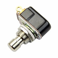1pc SPST Momentary Soft Touch Push Button Stomp Foot Pedal Electric Guitar Switch M126 hot sale