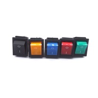 Latching Rocker Switch Power Switch I/O 4 Pins With Light 16A 250VAC 20A 125VAC KCD4 KCD