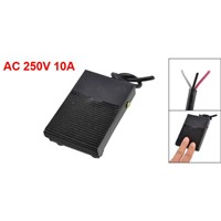 WSFS Hot Sale Amico AC 250V 10A SPDT NO NC Momentary Plastic Power Foot Pedal Switch for CNC Industrial