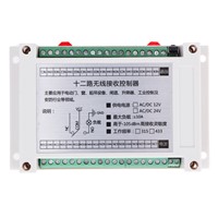 Adjustable 315/433MHz Industrial Control Shell Learning 12 Volt 12 Remote Control Switch Transmitter + Receiver NG4S