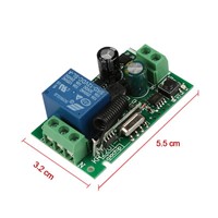 433Mhz 2CH Relay Remote Control Switch 86 Wall Panel Transmitter 433MHz 2Pcs Receiver Module AC 110V 220V Ceiling Lamp Light F