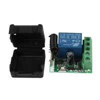 QIACHIP DC 12V 1CH 433MHz Wireless Remote Control Switch RF Relay Receiver 433 MHz Button Module For Smart Home Led Light Switch