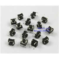200 Pieces 6x6x5mm Tactile Push Button Switch Microswitch Tact Switch 4Pin