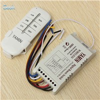 Wireless 4 Channels 220V Lamp Remote Control Switch Transmitter 360W swith for led bulbs