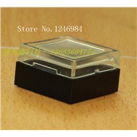[SA]M16 square button flashing Taiwan rubber cap transparent key caps--50pcs/lot