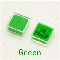 100PCS 12X12mm (Cap+Transparent Cover) suit for 12x12x7.3mm Square Head Tact Switch Push Button Switch Micro Key Button