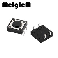 50pcs/lot Tactile Tact Push Button Switch DIP Momentary 4 pin 12 x 12mm x 4.3mm 12*12*4.3H