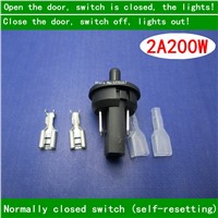Kitchen cabinet lamp switch door control switch trigger switch wardrobe lights switch  Normally closed since reset