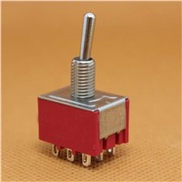 5pcs  MTS-302 Toggle Switch AC 250V 2A 9 Pins 2 Position ON/ON