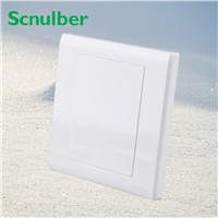 86mmx86mm white mounted blank wall switch panel plate