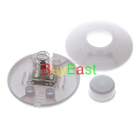 Lot 2  In-line On/Off Lamp Light Foot Pedal Push Switch White