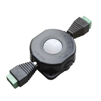 12V 24V Automatic Light Infrared PIR Body Infrared Motion Detector Sensor Switch +2DC Connector