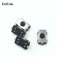 EziUsin 3*6*2.5 NC Micro Switch Normally Closed SMD Touch Silica Gel Button Keys Interrupteur 4*6
