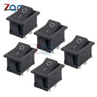 5PCS 2Pin Snap-in ON/OFF KCD1-101 Car Boat Round Rocker Toggle SPST Switch 125V