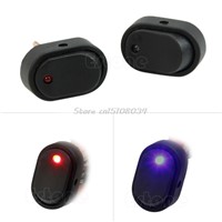 Red Blue LED Light 12V 30A 30Amp Car Auto Boat Rocker SPST Toggle Switch #S018Y# High Quality