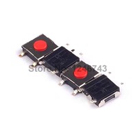 100PCS SMD Red Button 6*6*2.5mm Micro Switch Button Switch 6X6X2.5mm Touch Switch