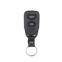 Black Classical ON OFF 2 CH Channels 2CH RF Wireless Remote Transmitter Control,315/433.92 MHZ