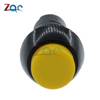 5pcs PBS-11B 2PIN 12mm No Lock Self-Lock ON OFF Push Button Momentary Switch 3A 150V Black Blue Red Green Yellow