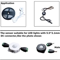 12V Motion Sensor Light Switch 5V 12V 24V 5A Movement Sensor Motion Automatic Infrared Timer Detector PIR Switch Photoswitch