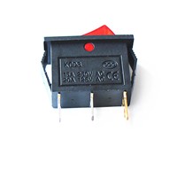 Joying Liang KCD3 800-2200W Cooker Electric Frying Pans Rocker Switch with Red Light 3 Feet ON/ OFF Small Switches 5pcs/lot