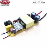 High Quality 50W LED Driver Light Lamp Chip for Transformers Power Supply 1.5A Input 110V-240V Output 28-34V