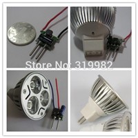 20 PCS MR16 2pin 12V LED Driver 1-3X3W Low voltage Transformer 2 feet 600MA Constant Current 3W 9W High Power Lamp Transformer