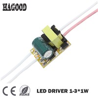 1-3W LED Driver AC90-265V Output DC3-12V Constant Current 280-300mA Light Transformer Power Supply Adapter for Led Lamp DIY