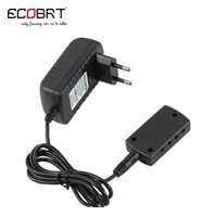 New Arrival 24W Black LED Power adapter 12v outputs + Black Splitter Connector for LED Cabinet Light with 5.5DC plug-in