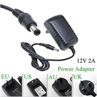 100-240V to DC 12V 2A/3A  Switch Switching Power Supply Converter Adapter EU US UK AU Plug