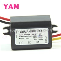 1PC DC DC Converter 12V Step down to 3.3V Power Supply Module Black