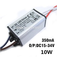1pcs 10W High Power LED Waterproof Driver IP67 350mA DC15-34V Constant Current Aluminum LED Power Supply