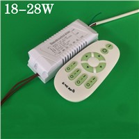 220V 240V 18W 24W 28W Double color power supply 2.4G Remote control driver for led Retrofit ceiling lighting