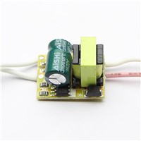 LED Driver wide voltage E27 / GU10 LED constant current built-in power supply 1 * 3W bare plate constant current source x20