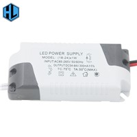 18-24W Plastic Shell Led Lamp DIY LED Light Driver Power Supply Adapter AC90 - 265V DC63-85V Current 300mA Transformer for Lamps