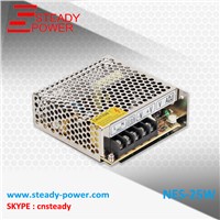 ( NES series meanwell style power supply )NES-25W CE approved 5v 5a 12v 2a 24V 1A high performance switching power supply