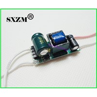 SXZM 20pcs/lot constant current led driver inside 300mA (4-7)x1W led inside driver for 4W 6W 7W led bulb GU10 E27