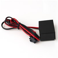 Black 12V DC to AC Inverter for EL Lamp Wire Electroluminescent 5M Meters
