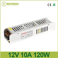 New 12V 10A 120W Slim Power Supply power source AC to DC Adapter Switch Driver for auto LED Strip Light module 110V/220V