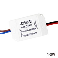 10pcs 1-36W Plastic Shell LED Driver Constant Current Transformer AC85-265V  DC3-136V Power Supply Adapter for Led Light Lamps