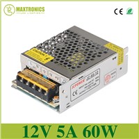 12V 5A 60W Universal Regulated Switching Power Supply Transformer for LED Strip 5050 3528 AC110~220V