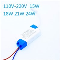 300mA Dimmable Led Driver 15W 18W 21W 24W Power Supply AC 110V -240V for LED Ceiling lights/panel light DC Plug