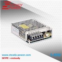S-40W 5V 8A / 12V 3.5A / 24V 1.6A 40W aluminum enclosure power supply,IP20 smps ,led driver