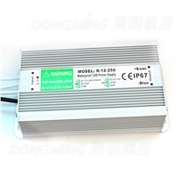 New arrival 250W IP67 Waterproof Electronic led power supply,Outdoor Lighting Equipment driver for led, 12V power led driver