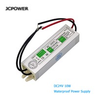 AC100V 110V 220V 240V to DC24V 10W Led driver waterproof IP67 Power Supply lighting Transformer  for led strip Lights